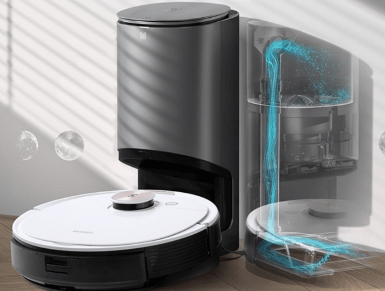 Funktionsweise einer Absaugstation wird dargestellt